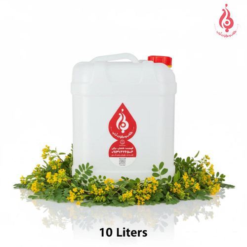 خرید گالن ۱۰ لیتری عرق شنبلیله طبیعی لباب مخصوص عطاریها و کلینیکهای طب سنتی ـ Buy 10L fenugreek distillate by Lobab ـ for herbal clinics