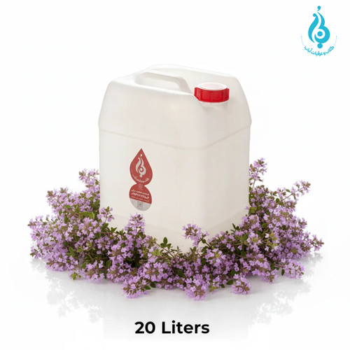 خرید عمده گالن ۲۰ لیتری عرق کاکوتی سنگین ارگانیک لباب دوآتیشه و خالص صادراتی ضدنفخ و مقوی معده ـ Wholesale 20L organic heavy Ziziphora distillate by Lobab Kashan ـ export anti‑bloating & stomach tonic